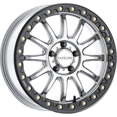 Wheel - Alpha - Front/Rear - Hyper Silver/With Black Ring - 17X7 - 4/137 - +40 Mm A14Sb-77037+40