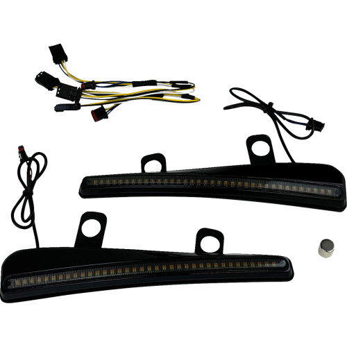 Windshield Trim - Led - Turn Signal - Black - Smoke Lens Cd-Rg23-Swt-B Windshield Trim - Led - Turn Signal - Black - Smoke Lens Cd-Rg23-Swt-B