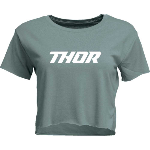 THOR 3031-4314 Women'S Corp Crop T-Shirt - Mineral - Large