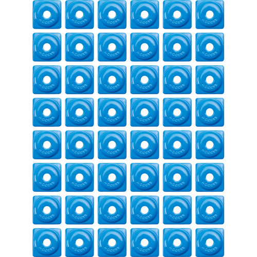 Woody'S Support Plates - Blue - 5/16" - 48 Pack Asw2-3825-48