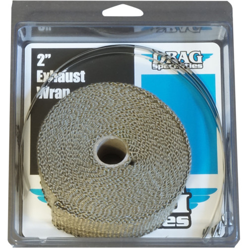 Drag Specialties Woven Basalt Exhaust Wrap Kit - Bronze - 2" X 25' Drag Specialties Woven Basalt Exhaust Wrap Kit - Bronze - 2" X 25'