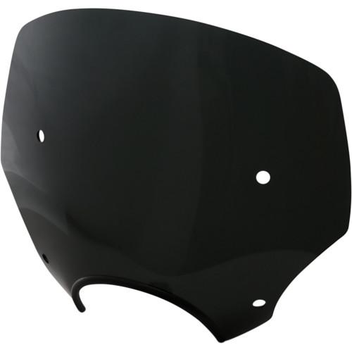 Memphis Shades El Paso Windshield - 13" - 7" Headlight Cutout - Dark Black Smoke Mep5235