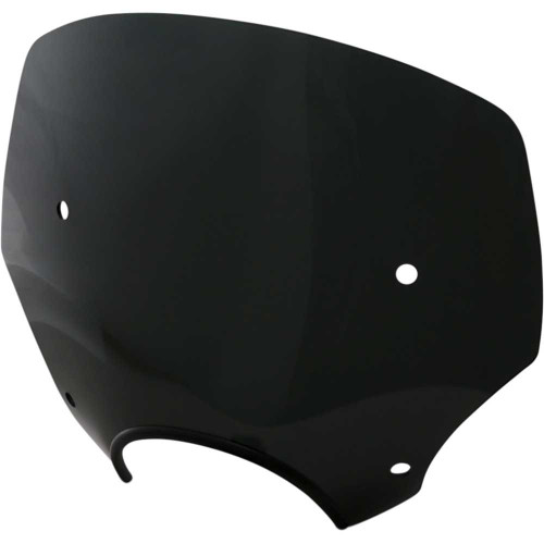 MEMPHIS SHADES MEP5235 Memphis Shades El Paso Windshield - 13" - 7" Headlight Cutout - Dark Black Smoke Mep5235