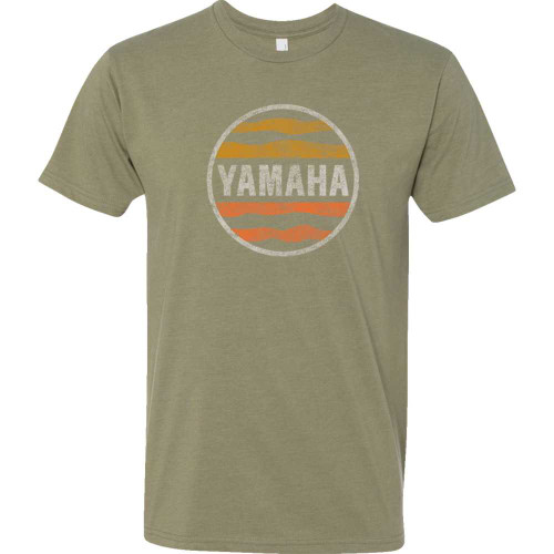 YAMAHA APPAREL NP21SM3128L Yamaha Apparel Yamaha Sunset T-Shirt - Olive Green - Large Np21S-M3128-L