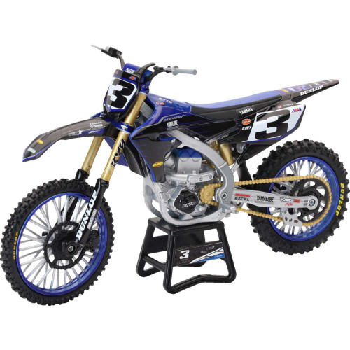 NEW RAY TOYS 58323 Yamaha Factory Race Team Bike - Eli Tomac - 1:12 Scale - Blue/Black 58323