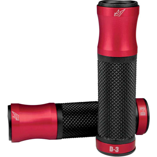 DRIVEN RACING D3RD Driven Racing Grips - D3 - Red/Black D3Rd
