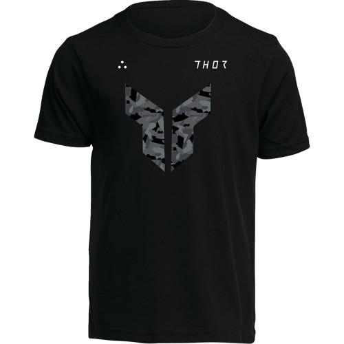 Youth Iconic T-Shirt - Carbon Black - Small