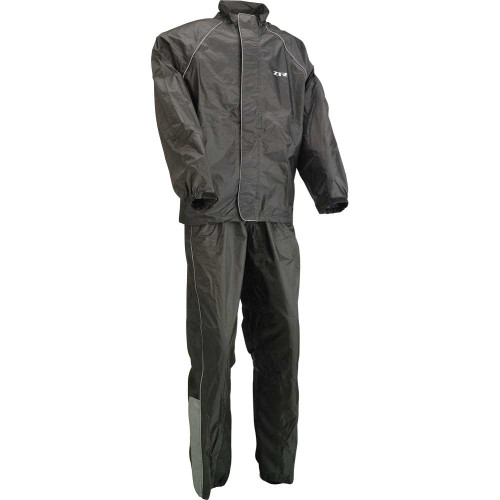 Z1R 2851-0524 Z1R 2-Piece Rainsuit - Black - Large