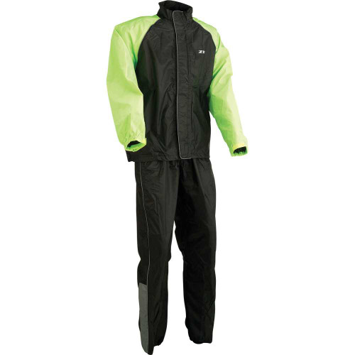 Z1R 2851-0539 Z1R 2-Piece Rainsuit - Black/Hi-Vis - Xl