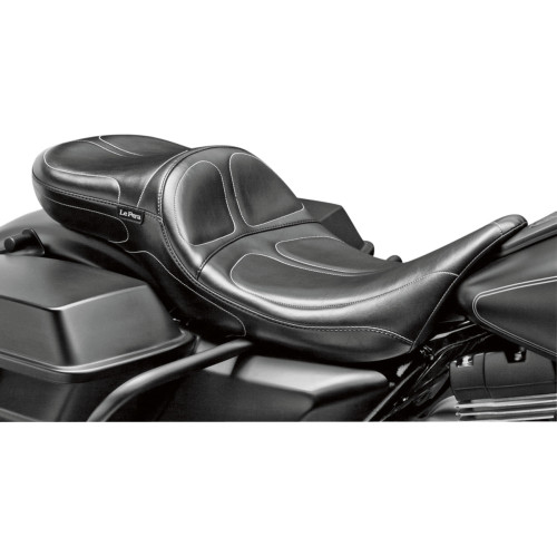 Le Pera Maverick Daddy Long Legs Seat - Black - Stitched - Fl '08-'23 Lk-957Dl