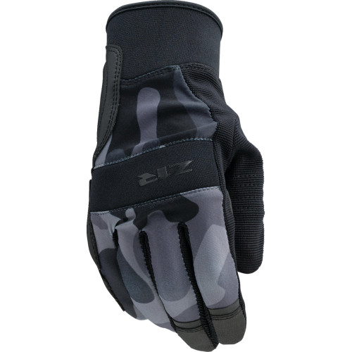 Z1R Billet Gloves - Camo Black/Gray - Xl