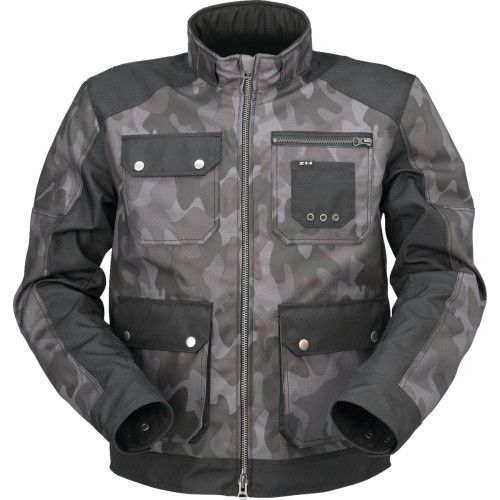 Z1R Camo Jacket - Camo Gray/Black - 4Xl