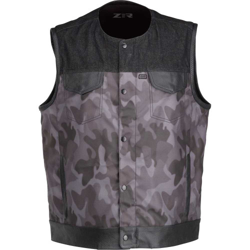 Z1R 2830-0626 Z1R Nightfire Camo Vest - Black/Gray - Large