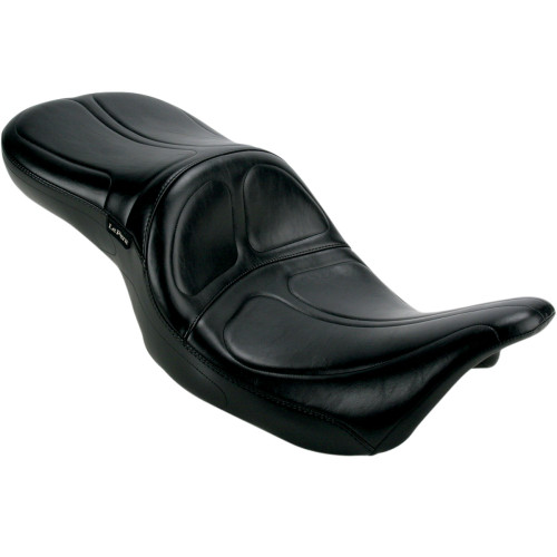 Le Pera Maverick Seat - Without Backrest - Stitched - Black - Fl '08-'23 Lk-957
