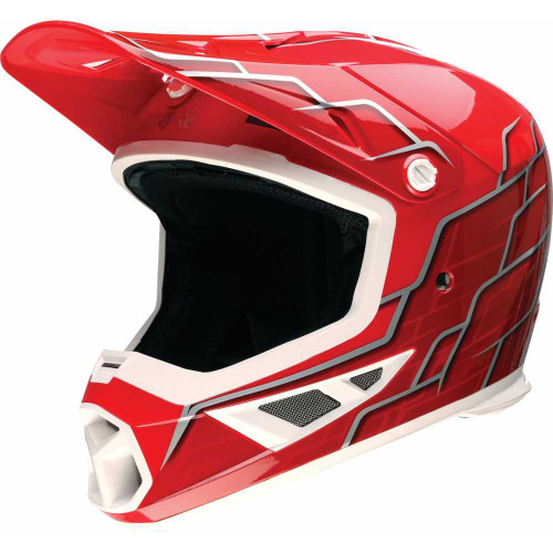 Z1R 0110-8636 Z1R Rise 2.0 Helmet - Hyacinth - Red/Silver - 2Xl