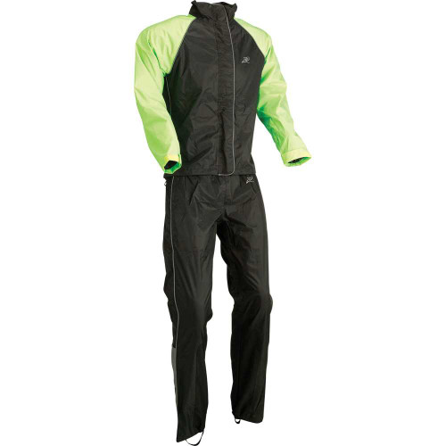 Z1R 2853-0039 Z1R Women'S 2-Piece Rainsuit - Black/Hi-Vis - Xs