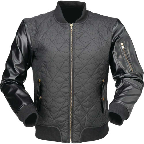Z1R 2822-1500 Z1R Women'S Bomber Jacket - Black - Large