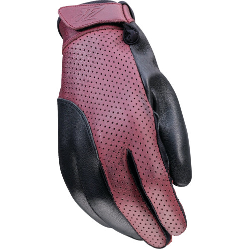 Z1R Women'S Combiner Gloves - Black/Red - Large
