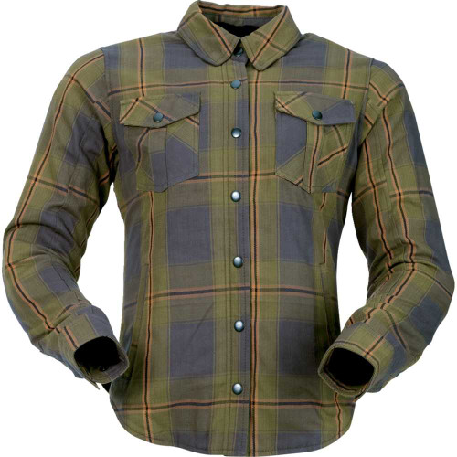 Z1R 3041-0684 Z1R Women'S Flannel - Olive - Xs