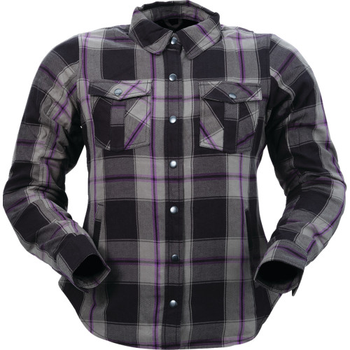 Z1R Women'S Flannel - Purple - Medium
