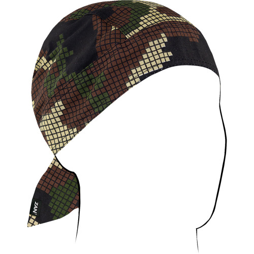 Zan Headgear Flydanna Cotton Headwrap - Digi Woodland Camo Z621