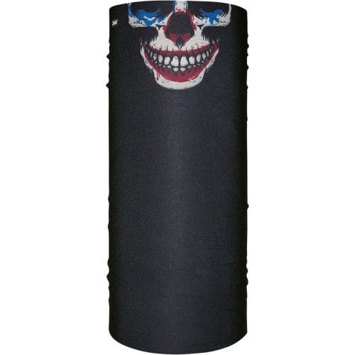 Zan Headgear Motley Tube Polyester Neck Tube - Evil Clown T463