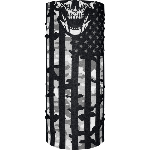 Zan Headgear Motley Tube Polyester Neck Tube - Urban Camo Flag T462