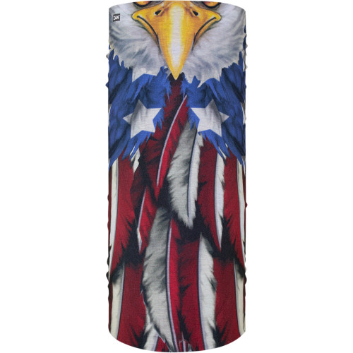 Zan Headgear Motley Tube Polyester Neck Tube - Usa Eagle T454