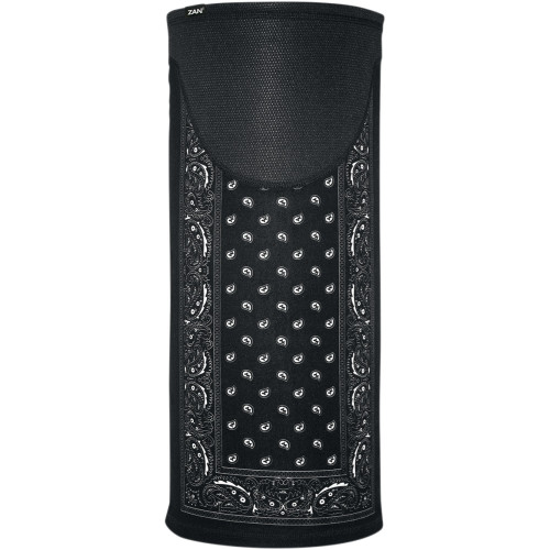 Zan Headgear Motley Tube Sportflex Windproof Tube - Black Paisley Tw101