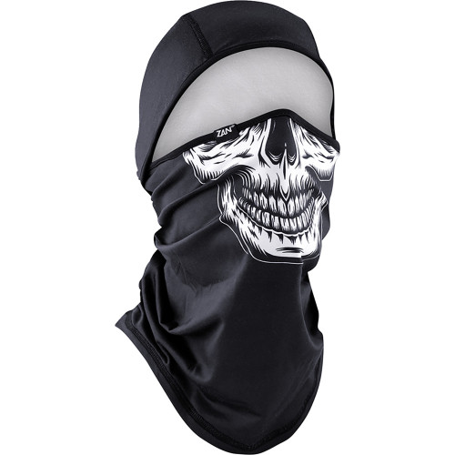 Zan Headgear Sportflex Balaclava - Convertible - Black/White Skull Wb4L002