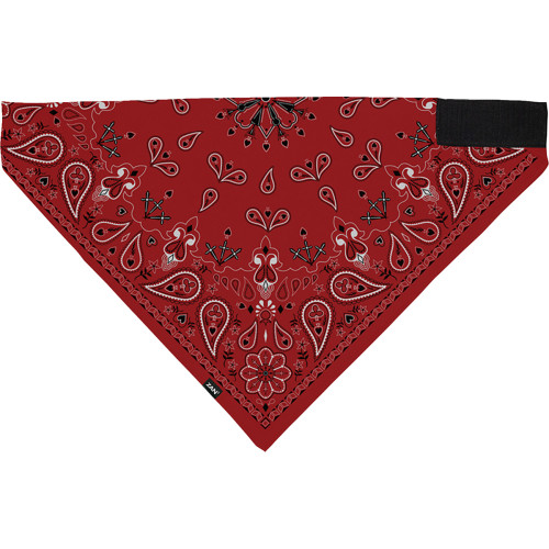 Zan Headgear Sportflex Bandana - Red Paisley Bl106