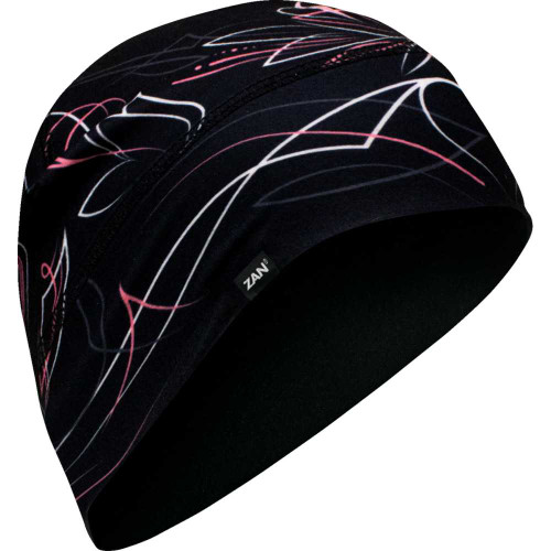 ZAN HEADGEAR WHLL152 Zan Headgear Sportflex Helmet Liner - Pinstripe Heart Whll152