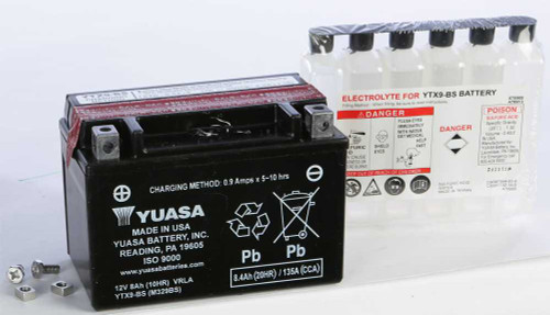 YUASA YUAM329BSIND Yuasa Battery Ytx9-Bs Maintenance Free Yuam329Bsind