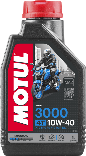MOTUL 107672 Motul 3000 Petroleum Oil 10W40 1L 107672