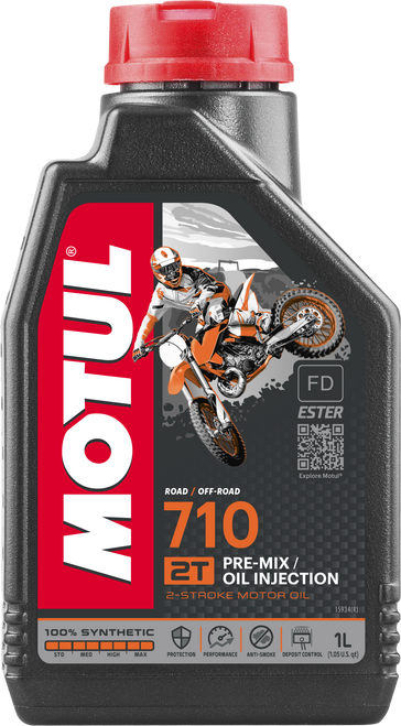 MOTUL 104034 Motul 710 Racing Premix Oil 2T 1L 104034