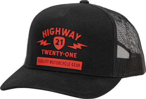 Highway 21 Spark Hat Black/Red 489-2007