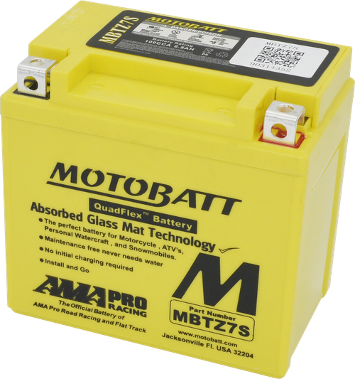 MOTOBATT MBTZ7S Motobatt Battery Mbtz7S Sealed Factory Activated Mbtz7S