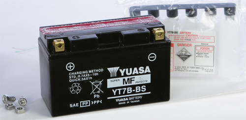 Yuasa Battery Yt7B-Bs Maintenance Free Yuam62T7B