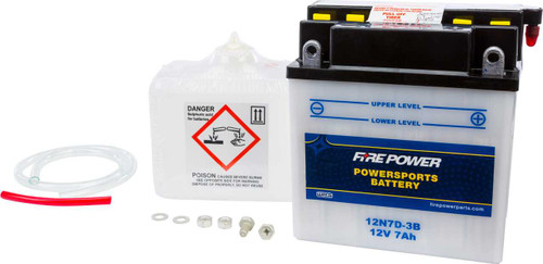 Fire Power 12N7D-3B Fire Power Battery W/Acid 12N7D-3B 12V 12N7D-3B