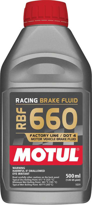 MOTUL 101667 Motul Rbf 660 Racing Brake Fluid 500Ml 101667