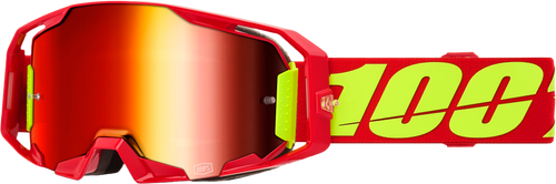 100% 50060-00005 100% Armatic Goggle Red Mirror Red Lens 50060-00005