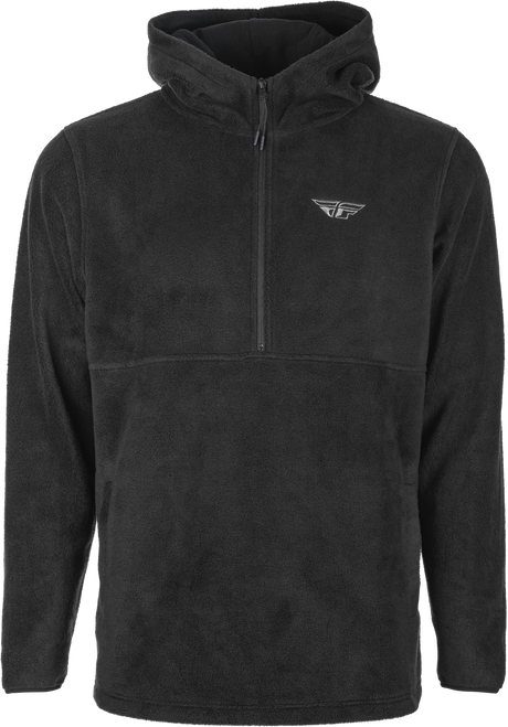 Fly Racing Fly Half Zip Pullover Hoodie Black Lg 354-0020L