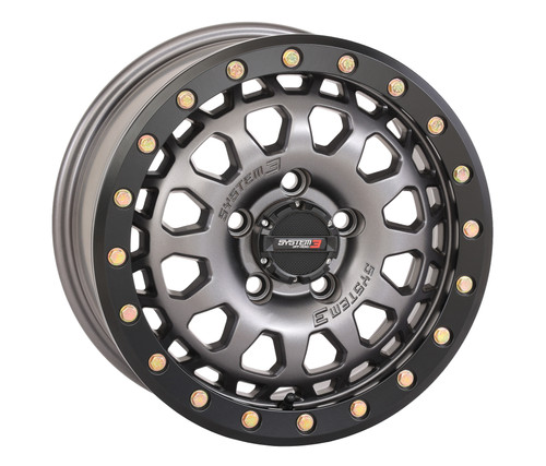 System 3 Sb6 Bl Wheel 15X7 6+1 (+50Mm) 5/4.5 Matte Gunmetal Grey 15S3-6645