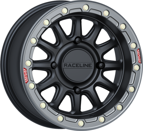 Raceline A14BG-57037+10 Raceline Alpha Wheel 4/137 Blk/Gunmetal 15X7 (+10Mm) A14Bg-57037+10