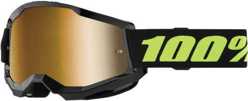 100% 50028-00022 100% Strata 2 Goggle Solar Eclipse Mirror True Gold 50028-00022