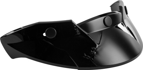 Gmax G002000 Gmax 3-Snap Visor Black Ys-2X Of-2/Y G002000