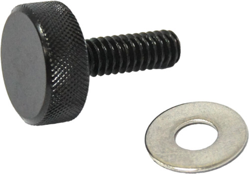 Harddrive Knurled Seat Knob 1/4-20 Black 05-330Bk