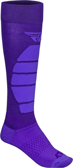 Fly Racing 350-0578L Fly Racing Snow Performance Coolmax Sock Purple Lg/Xl 350-0578L