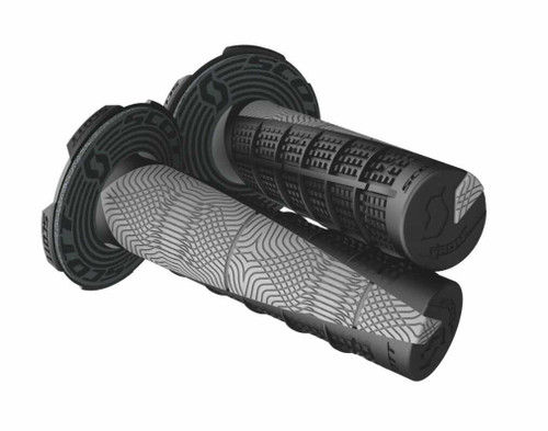 SCOTT 219627-1001 Scott Deuce Mx Grips (Black/Grey) 219627-1001