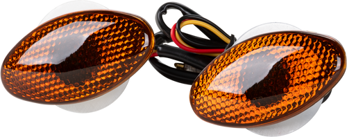 Fire Power Cat Eye Side Marker Light Set Smoke 010827721